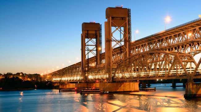 Gold Star Memorial Bridge in Connecticut is one of the proposed spots for a trucks-only toll.