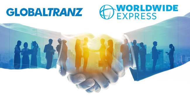GlobalTranz and Worldwide Express logos