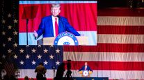 Donald Trump speaking at the Georgia Republican Convention