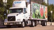 Sysco refrigerated truck and trailer