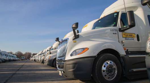 J.B. Hunt Dedicated Contract Services trucks