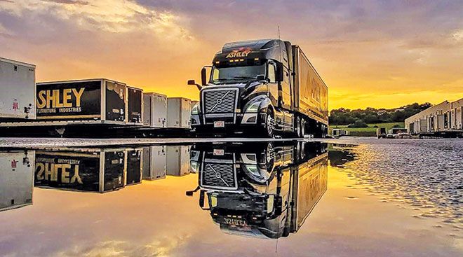 Ashley’s Trucking Fleet Keeps Furniture Moving