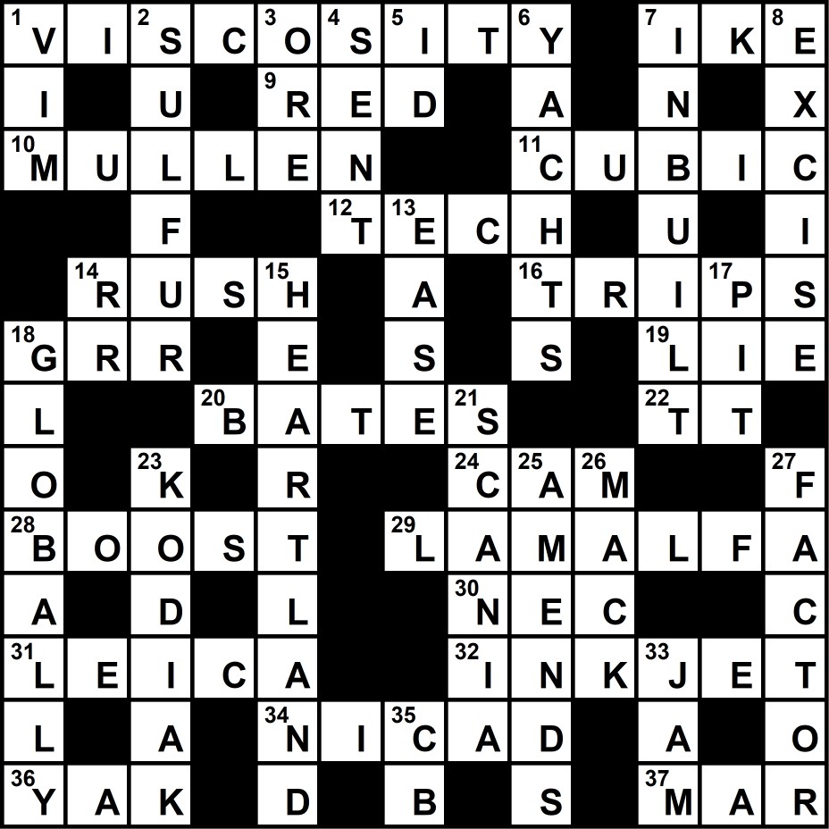 Crossword Puzzle Solution for July 27 2020 Transport Topics