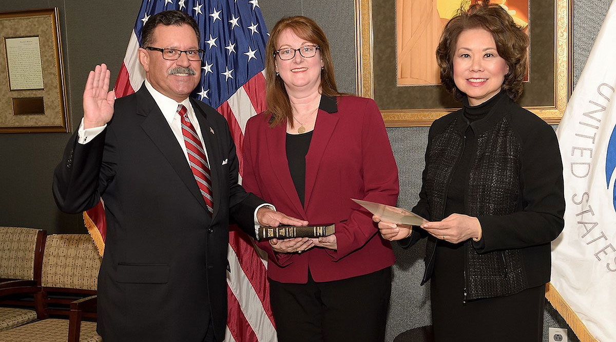 Ray Martinez Sworn In as FMCSA Administrator | Transport Topics