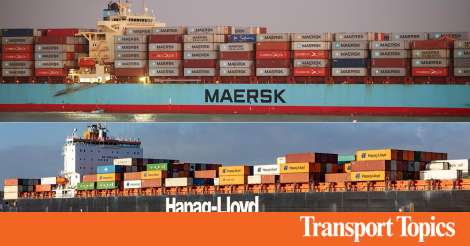 Maersk, Hapag-Lloyd to Operate Some Ships as Joint Fleet | Transport Topics