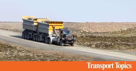 Miners use trucks to bypass rail shutdown in Canada