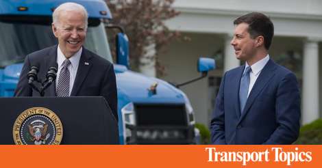 Buttigieg Celebrates Infrastructure Law as ‘Big Deal’ | Transport Topics