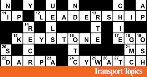 Crossword Puzzle Solution April 30 2018 Transport Topics