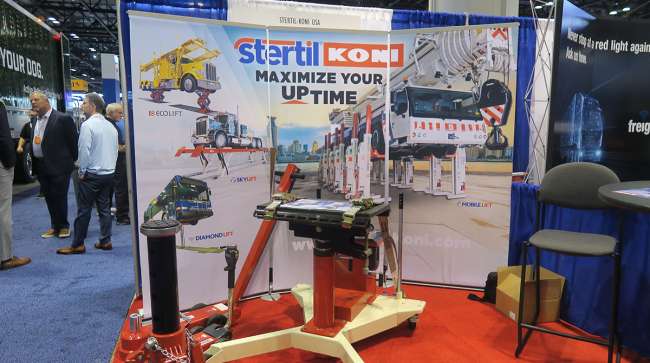 Stertil-Koni booth at an industry show