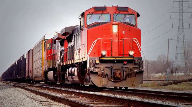 Getty Image of freight train