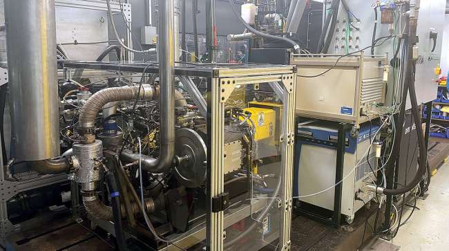 Achates hydrogen-fueled engine