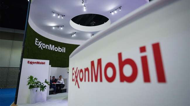 Exxon Mobil booth