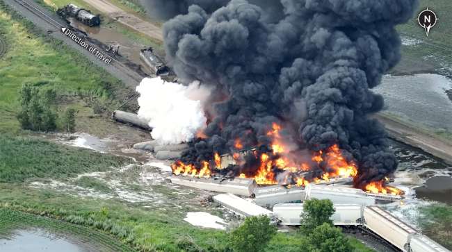 North Dakota derailment