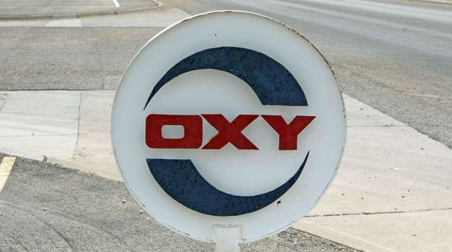 Occidental Petroleum sign