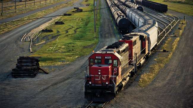 CN locomotive