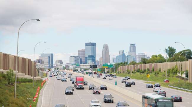 Freeway in Minneapolis