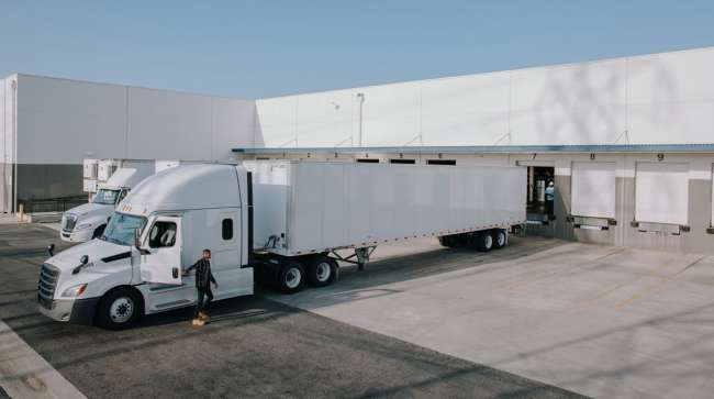 Uber Freight loading dock