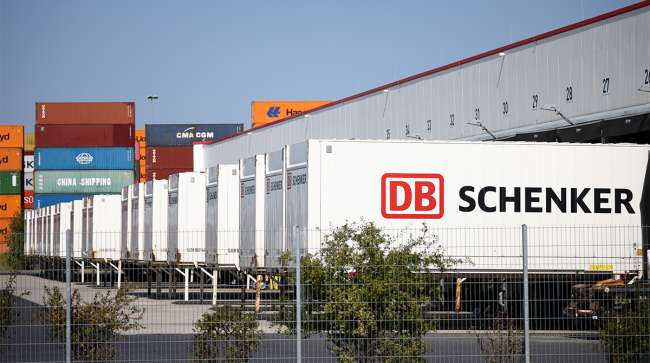 DB Schenker trailers