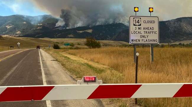 Wyoming wildfire