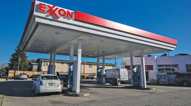 Exxon station