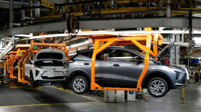 Chevy Bolt production line