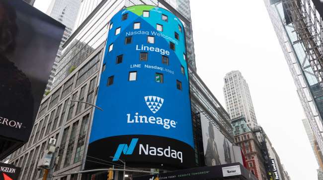 Lineage NASDAQ listing