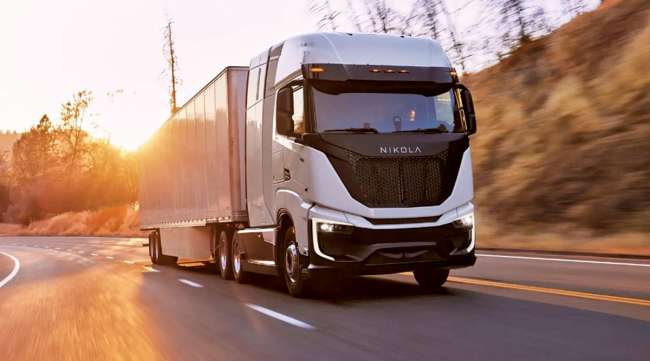 Nikola Tre hydrogen fuel cell electric truck