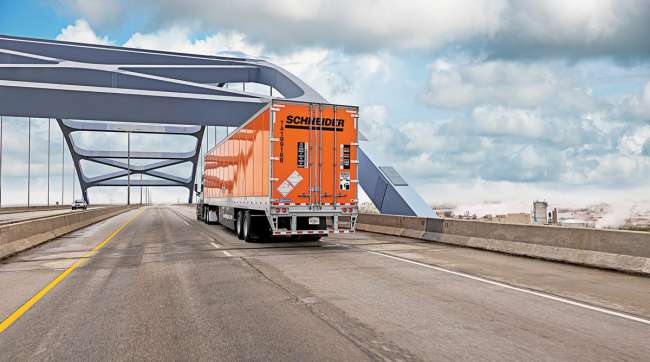 Schneider tractor-trailer