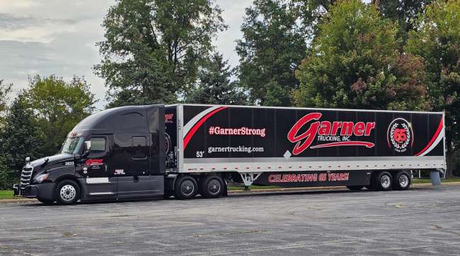 Garner tractor-trailer