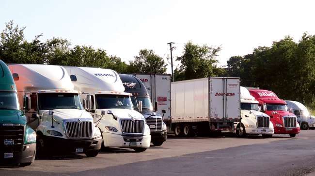 truck parking