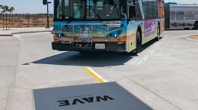 bus charging pad