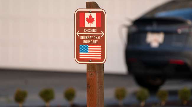 US-Canada border