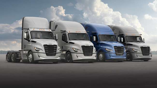 Fifth-generation Freightliner Cascadia lineup