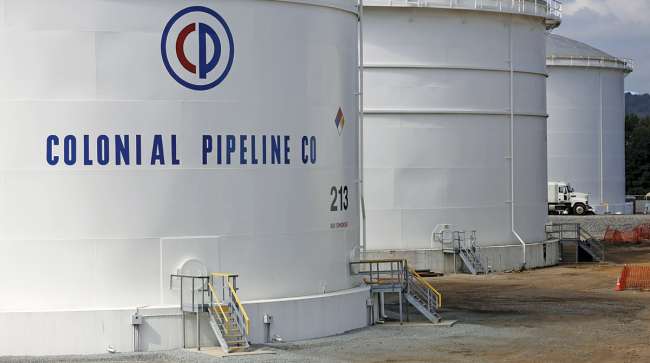 Colonial Pipeline storage