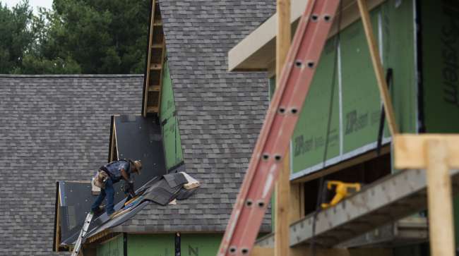 Roof worker