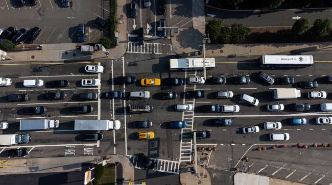 Congestion at Holland Tunnel