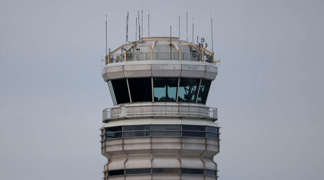 Air traffic control tower at Ronald Reagan Washington National Airport