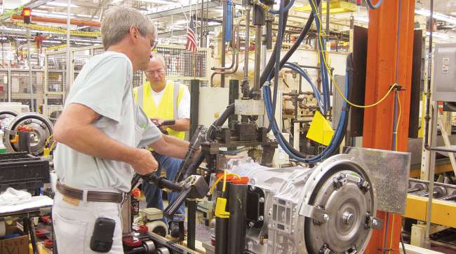 Allison worker at Indianapolis plant