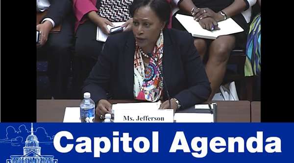 Daphne Jefferson testifying