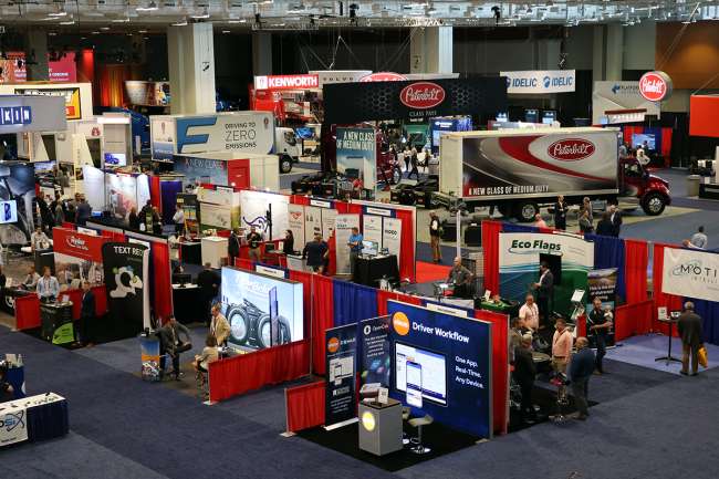 View of the floor at ATA's 2021 Management Conference & Exhibition in Nashville, Tenn.