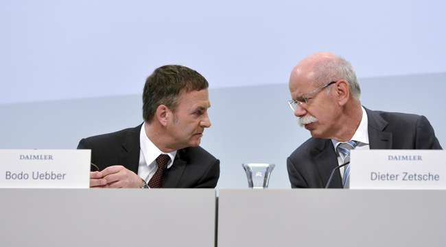 Current Daimler CFO and CEO
