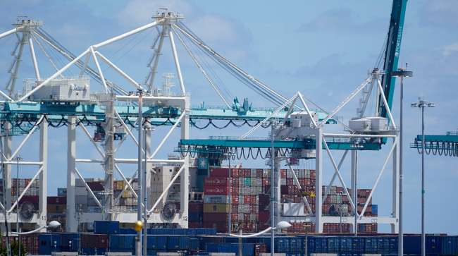 cargo containers Port Miami