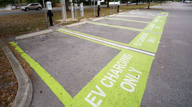 EV charging spots