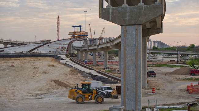 Bridge construction Texas