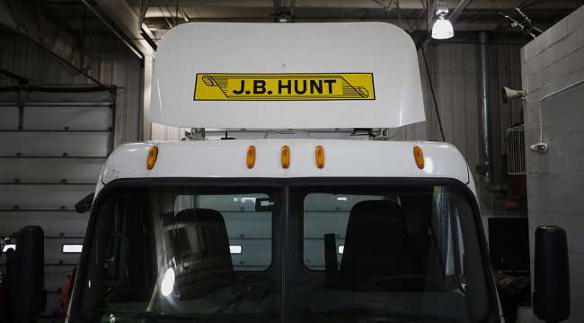 J.B. Hunt truck