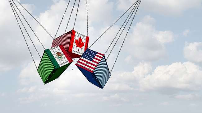 US-Mexico-Canada cargo containers