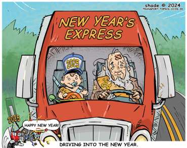 Transport Topics cartoon for the week of Dec. 23, 2024