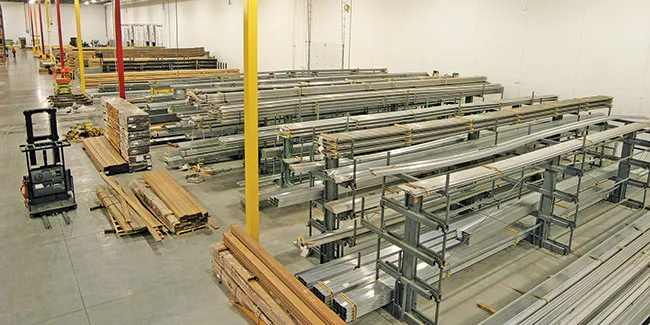 An Aurora Parts distribution center