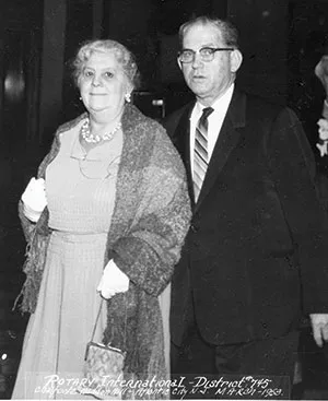 Alexander Duie Pyle and his wife