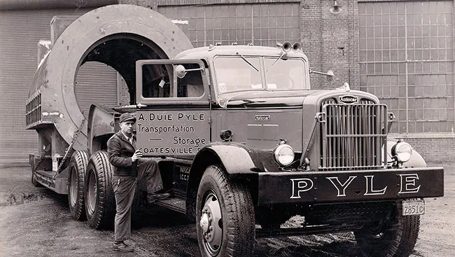 A. Duie Pyle 1948 truck